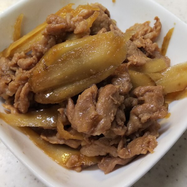 作り置きにも♪ご飯がすすむ♪『豚こまとれんこんのしぐれ煮』