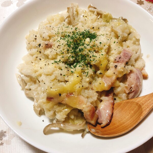 舞茸のカリカリチーズ焼き