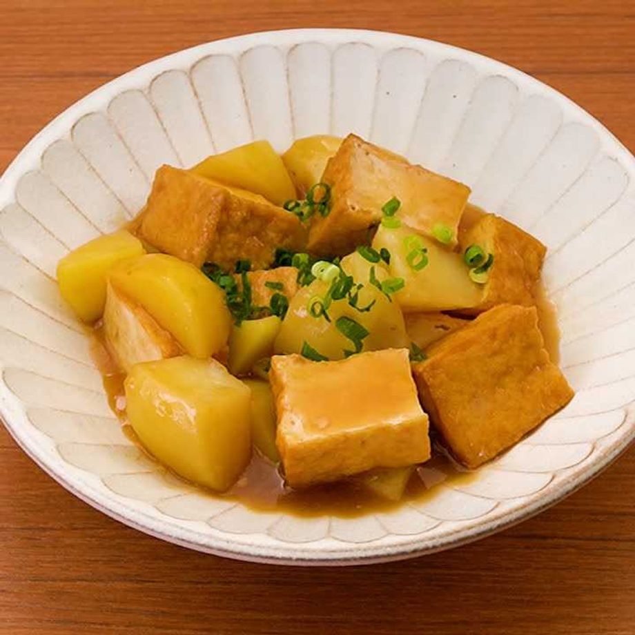 肉不使用！野菜たくさん！厚揚げの肉じゃが風のレシピ