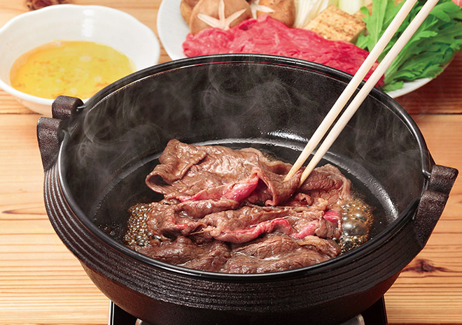 たまにはいいお肉ですき焼きしましょう