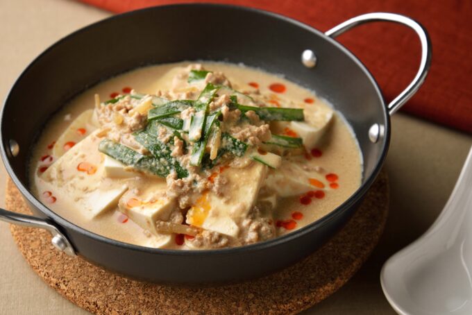 牛乳で簡単！まろやか白胡麻坦々麺