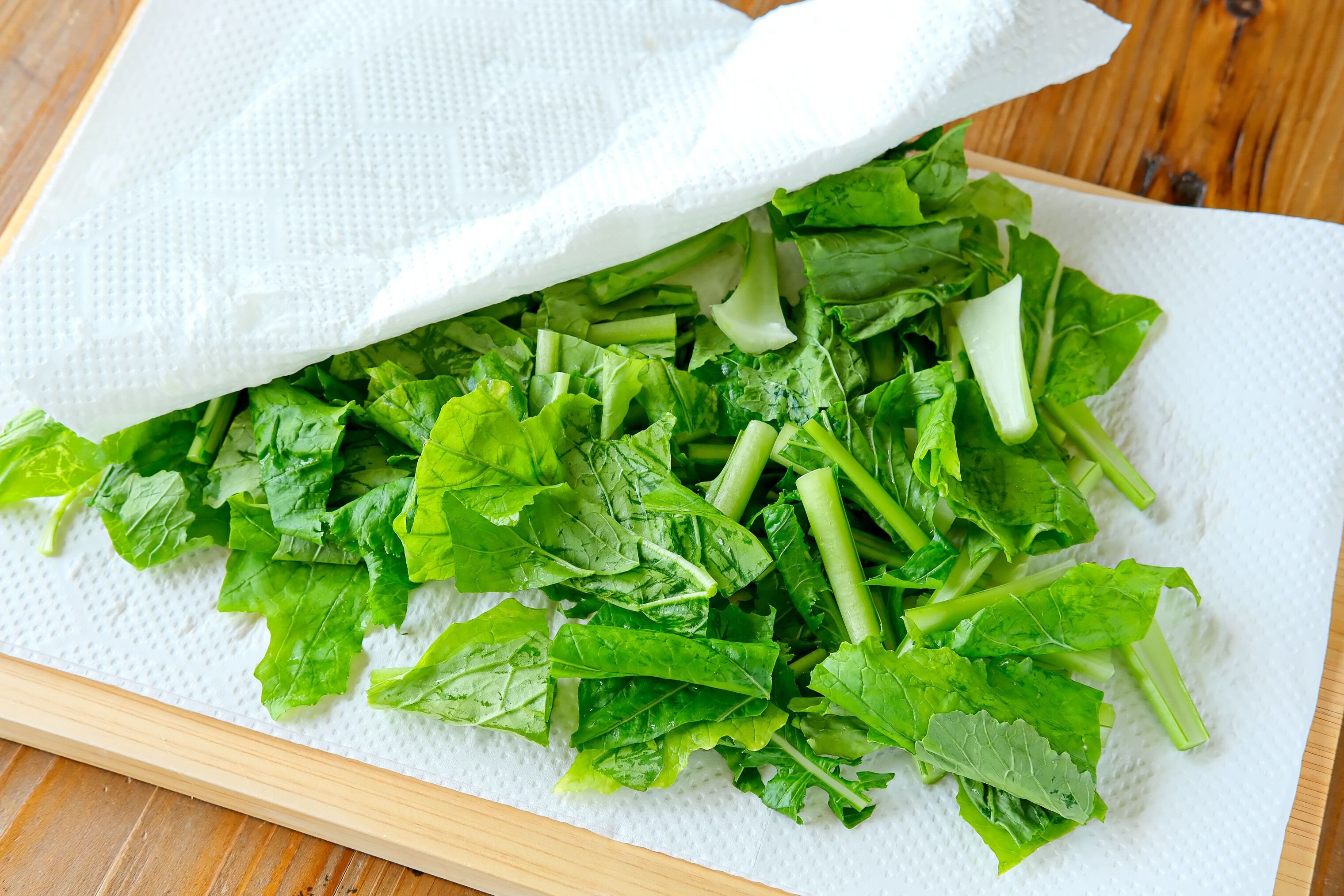 かぶの葉の冷凍保存方法