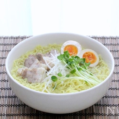 圧力鍋でアサリと鶏ガラだしのラーメンを作るキルタイムブログ