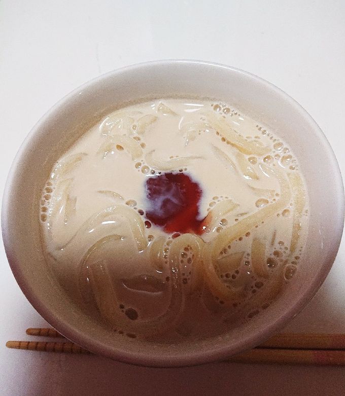 めんつゆで！ふんわりかき玉うどん