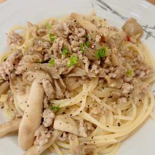 楽☆シーフードパスタ～バター醤油～