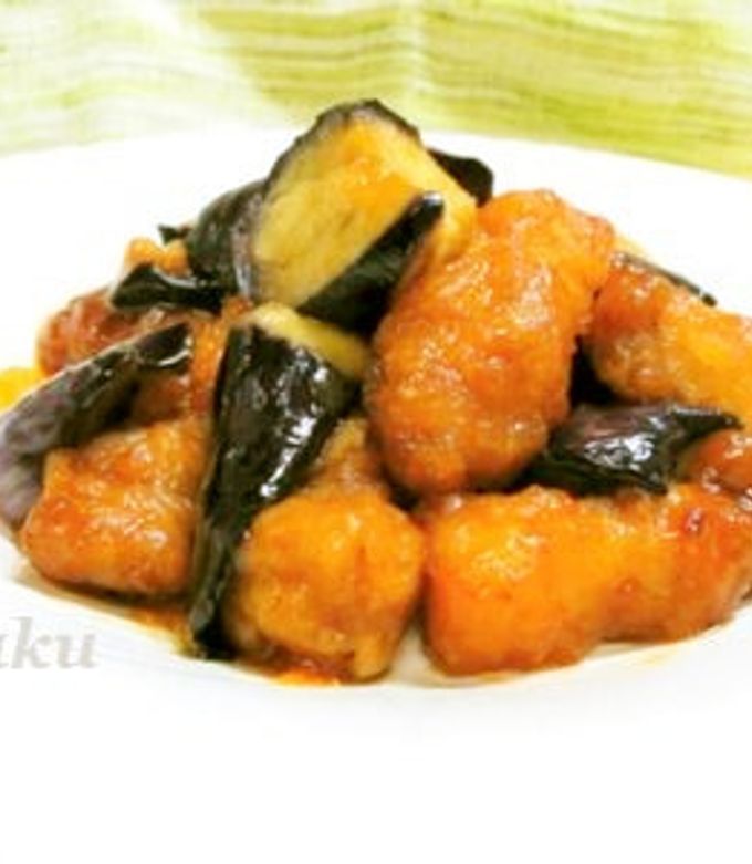 食薬処ナス酢豚