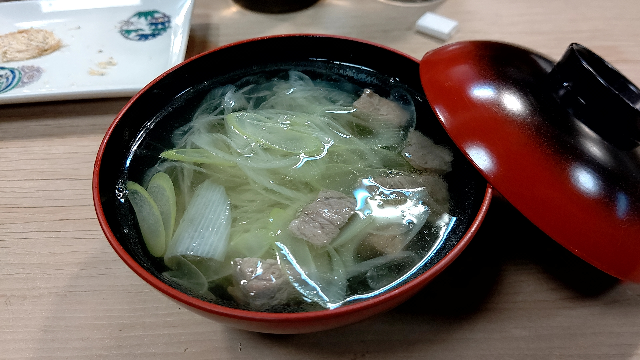 ちらし寿司 お吸い物