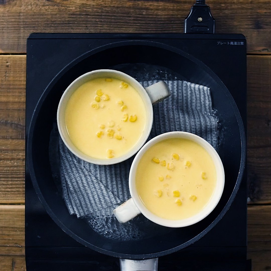 濃厚コーン茶碗蒸し風のレシピ・作り方・献立レシピ大百科 レシピ・料理味の素パーク: プロテインスープ コーンクリームや熱湯を使った料理