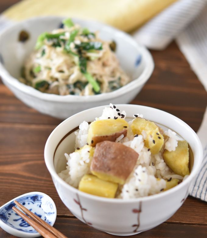 今晩のおかず The Simple Japanese Food さつま芋ご飯 フィリピンのコラムフィリピンプライマ