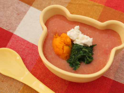 トマトと鶏ささ身のリゾット 作り方・レシピ 離乳食中期 7～8ヶ月ごろたまひよ