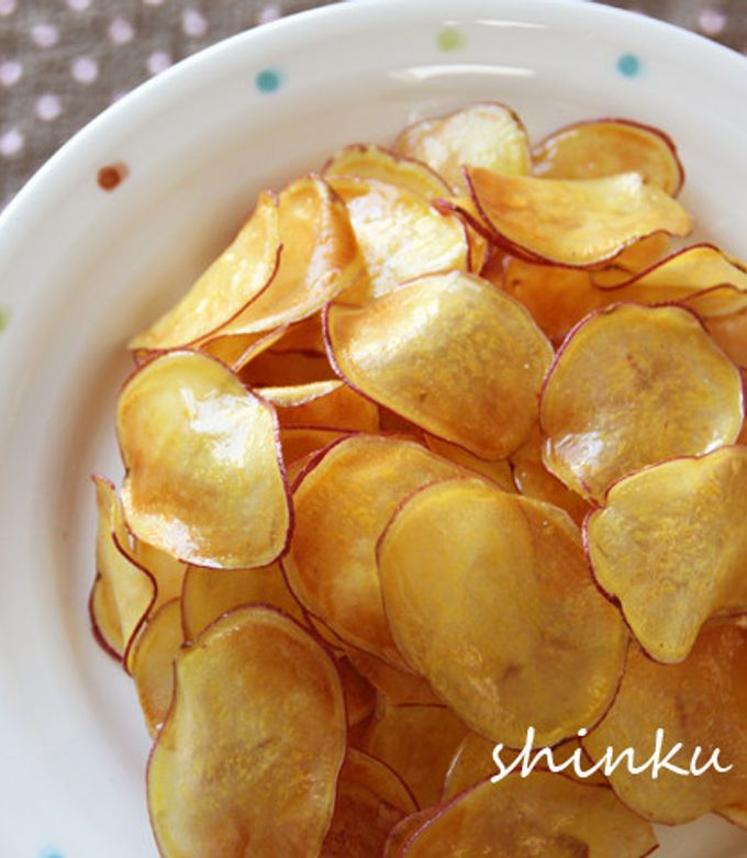 さつまいものチップスサラダ坂ノ途中100年先もつづく、農業を