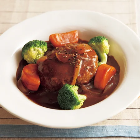 トマトの煮込みハンバーグ