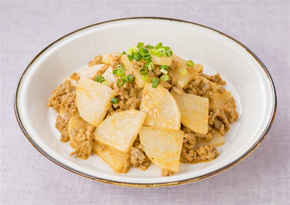 旨味たっぷり❣️大根とひき肉のきんぴら