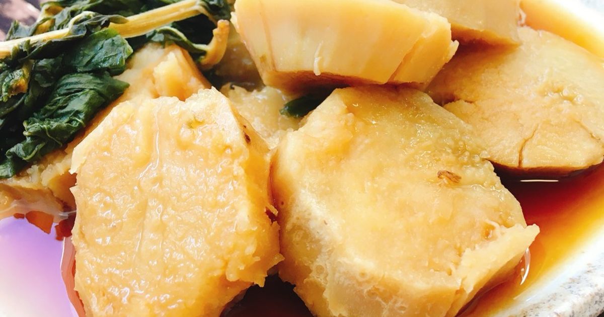 京芋の風呂吹き田楽～吹き寄せで～