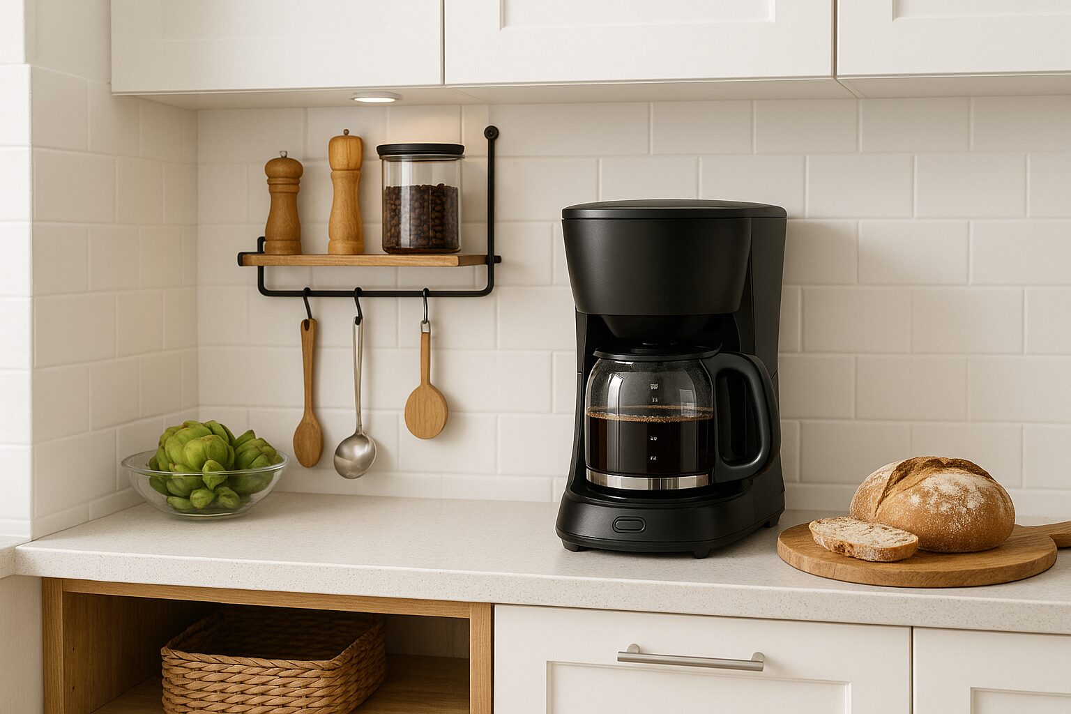 カウンタートップ用のストレージベースのあるコーヒーマグホルダースタンドのスペース 頑丈！カウンタ