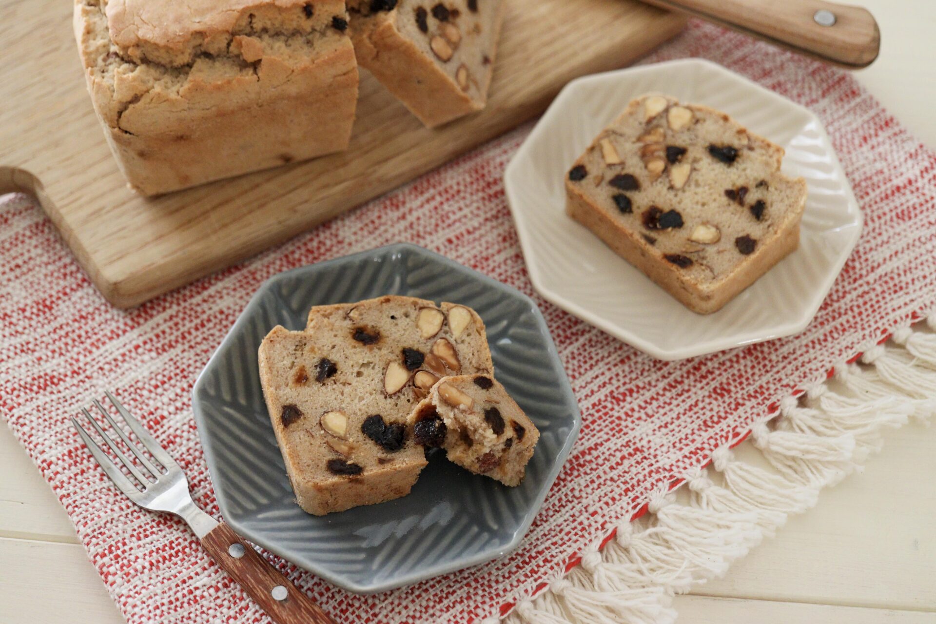 シュトーレン風♪米粉のフルーツパウンドケーキレシピサイトNadia