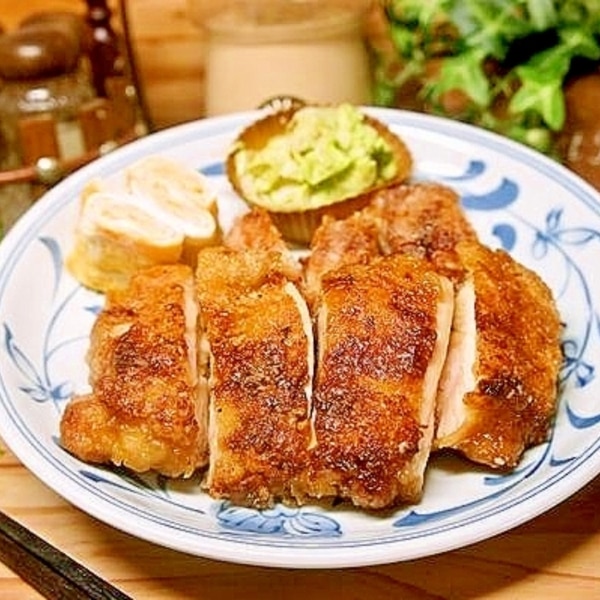 豪快に切り分けて！ 山賊焼き