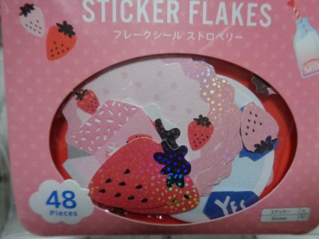 レジンシール いちご両面レジンクラブクロッチャショップ