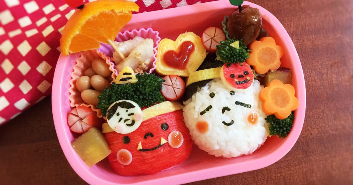 インスタでも人気！節分はかわいい鬼のお弁当を作ろう - macaroni