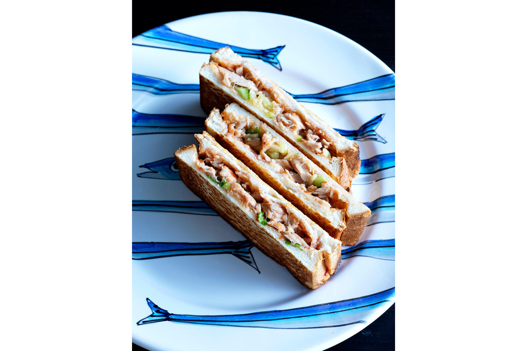 ホウレン草サラダのバゲットサンド