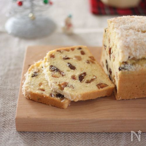 冬季限定 シュトーレン風しっとりおからと米粉パウンドケーキ 卵・乳・白砂糖不使用グルテンフリーケーキ musubi-cafe 通販12892160Creema クリーマ