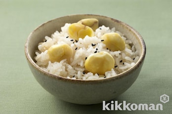 炊飯器でらくらく！栗おこわ 1.5合用 の基本の炊き方