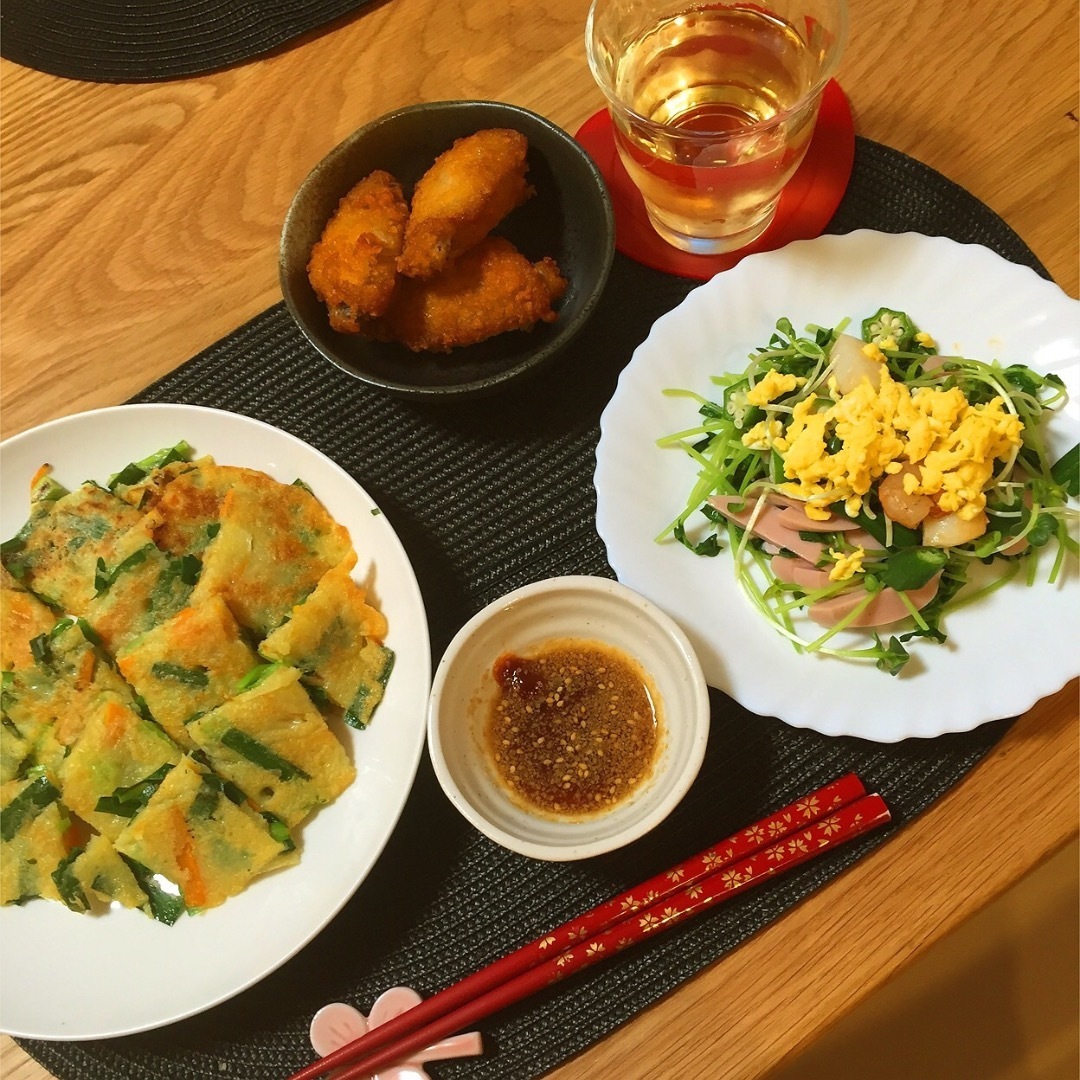 野菜完食！子供喜ぶ パリパリチーズチヂミ