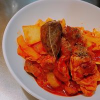 鶏肉とお豆のトマトジュース煮込み❤︎