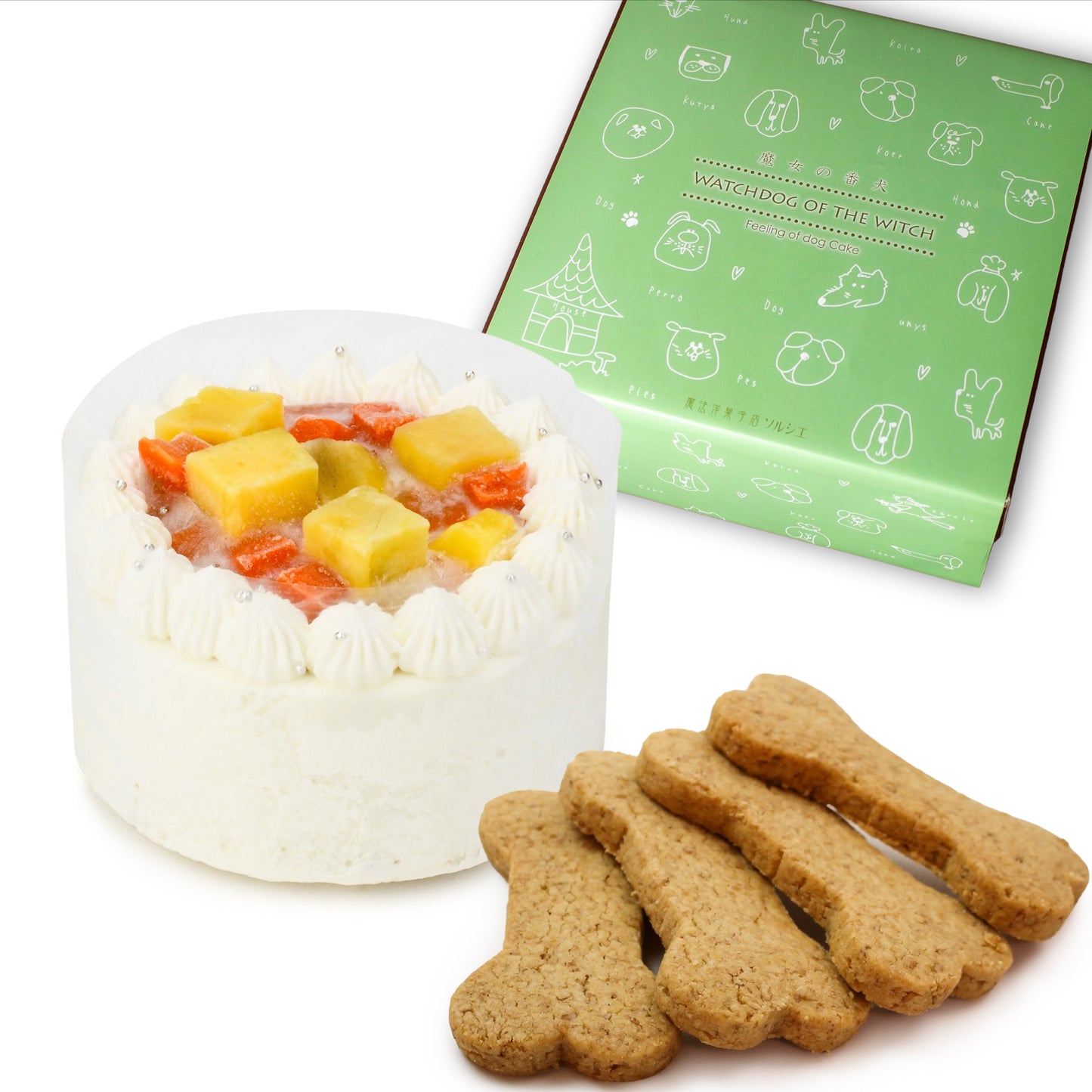 犬用手作りケーキ