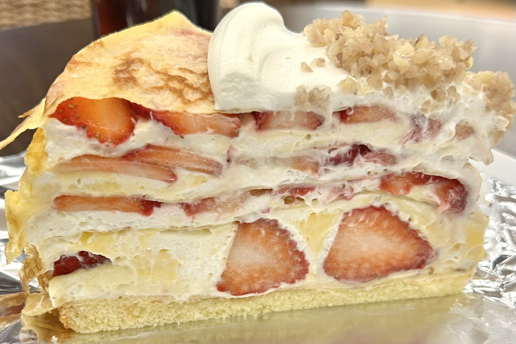 期間限定！コミフ いちごのミルクレープ ペット用ケーキ 誕生日ケーキ 犬用バースデーケーキ ケーキコレクション・ケベックCake.jp