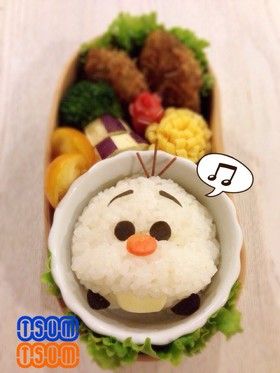 ツムツムオラフ♬アナと雪の女王♬キャラ弁