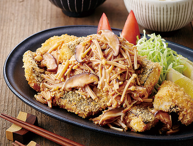 甘辛タレが美味しい★鯖カツ丼