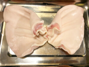 モツレシピ 豚ミノとネギのごま塩和え - モツ日記