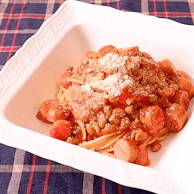 トマト水菜の納豆パスタ by ベイクドるんクックパッド簡単おいしいみんなのレシピが392万品