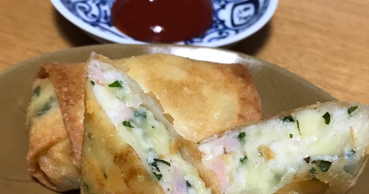 えび☆はんぺんの春巻き