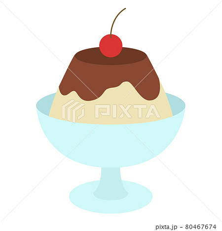 プリンアラモードのイラストメイキング動画TikTok