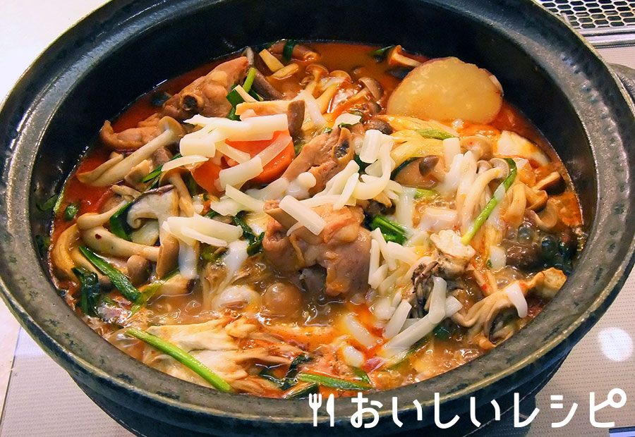 やみつきコクうま♪ 納豆キムチーズ鍋