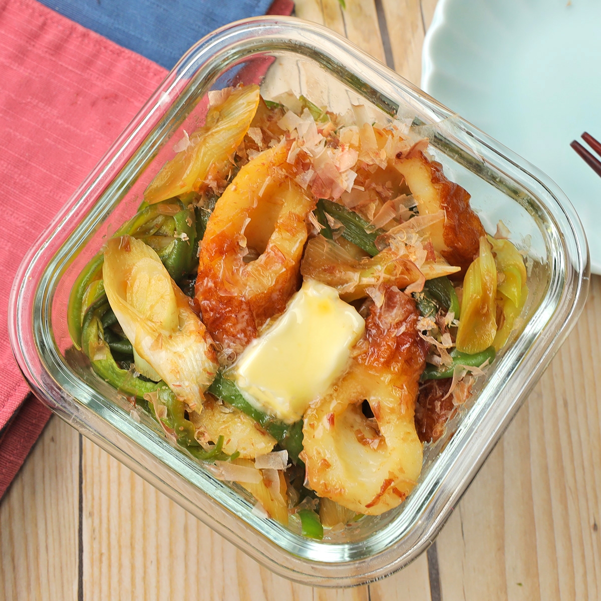 ピーマン☆おかか和え☆お弁当に☆レンジで