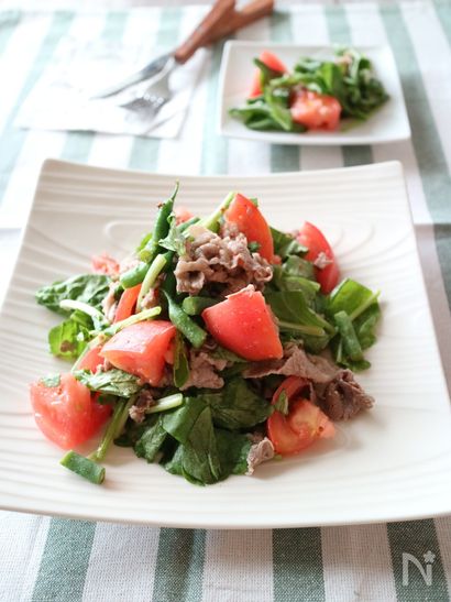 ルッコラとトマトのマリネサラダ