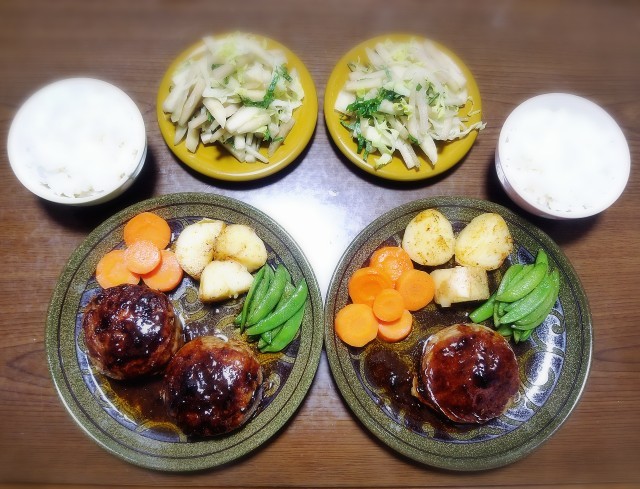 鉄板ハンバーグの付け合せ業務用レシピ業務用商品キユーピ