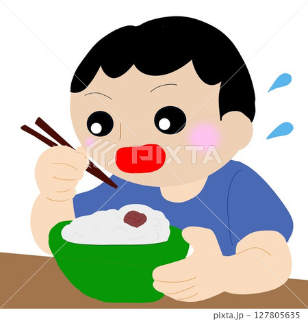 ご飯を食べる子どもの写真素材写真素材なら「写真AC」無料 フリー ダウンロードOK
