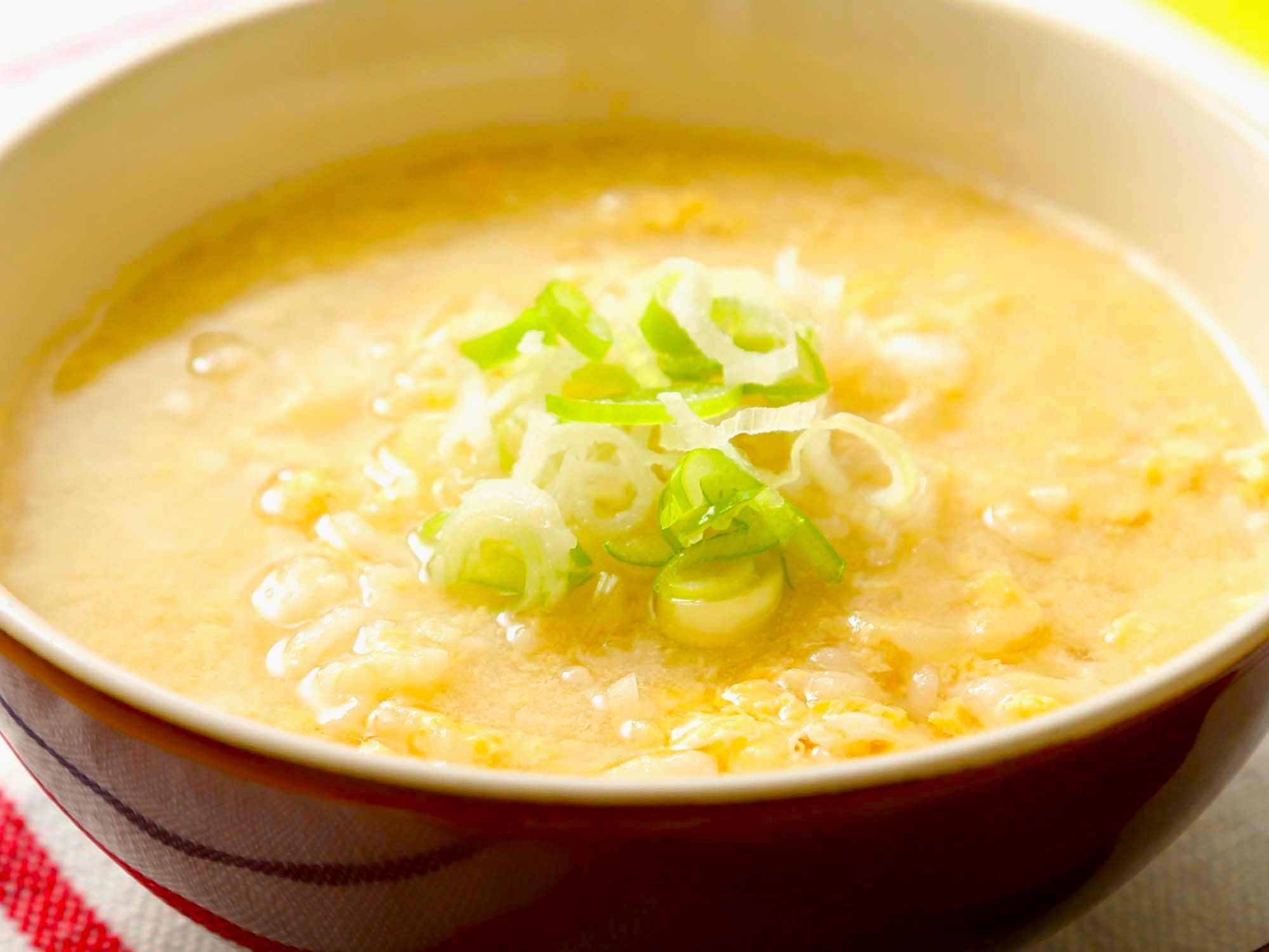 卵雑炊 白だし使用