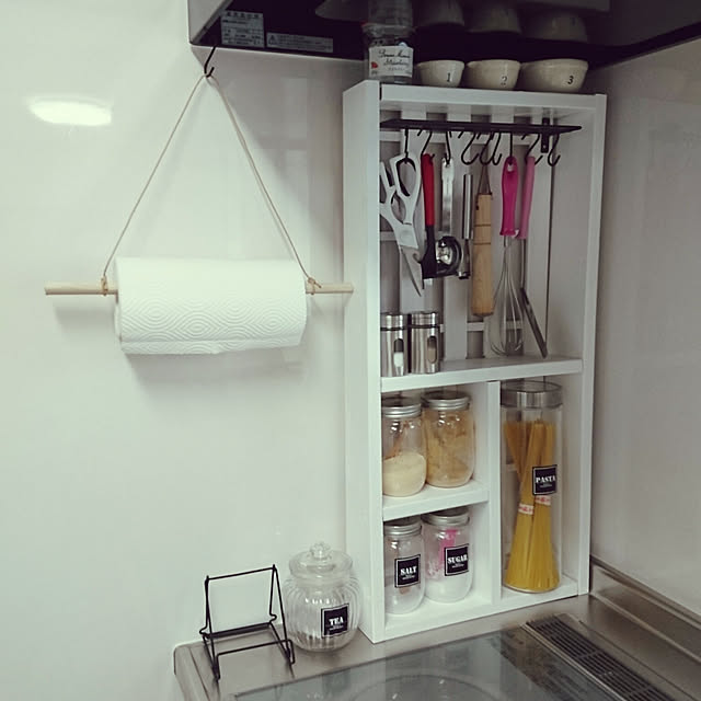 木製手作り.キッチン雑貨.キッチンペーパーホルダ