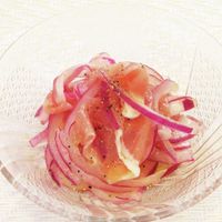 生ハムとズッキーニのマリネ♡おばこ日和♬