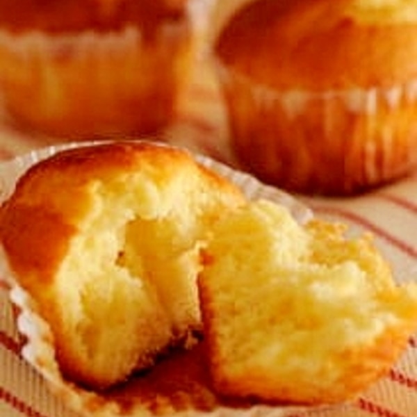 いちごのヨーグルト米粉マフィン