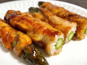 チーズちくわの肉巻き