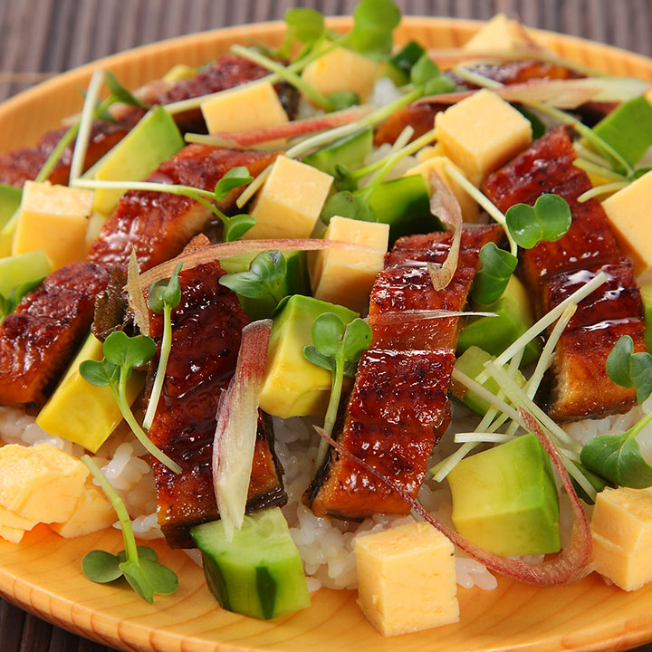 簡単うなぎのちらし寿司