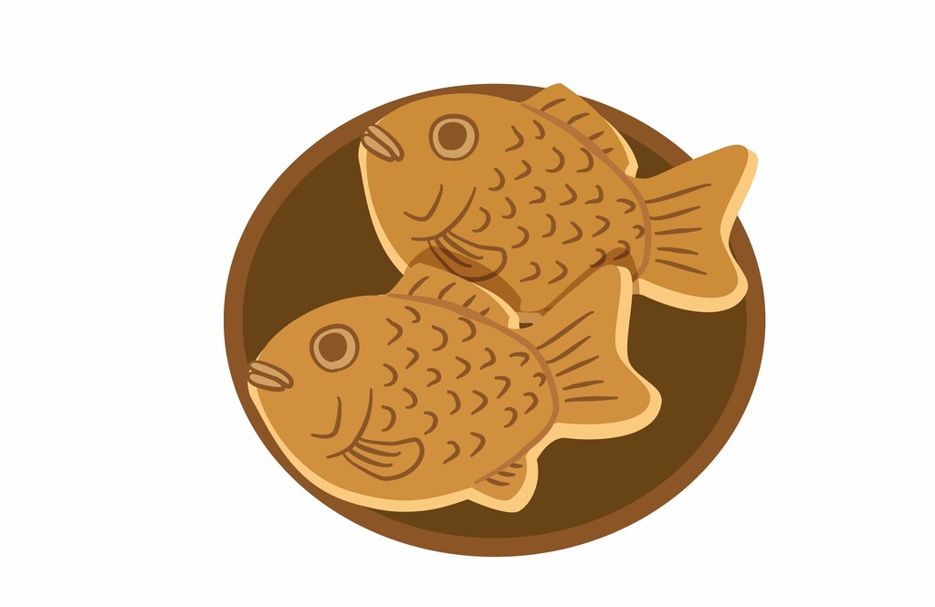 たい焼き イラスト : みさとぷりんと イラスト・背景素材