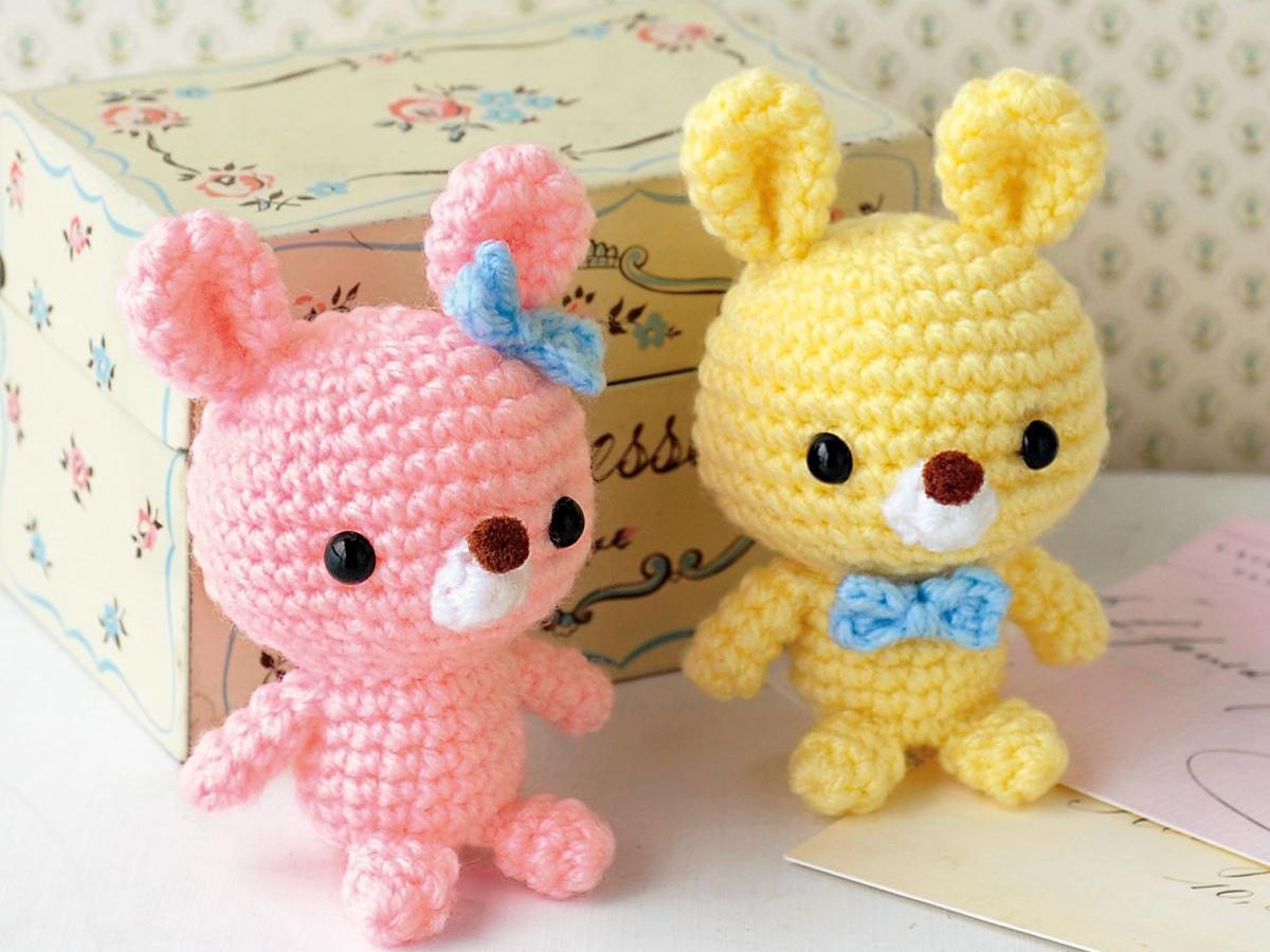 かわいいあみぐるみ「ゆめかわバニー」の編み方ぬくもり