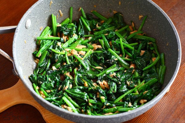 ほうれん草と人参のツナ和え モリモリ食べたい♬︎ツナ和え♡